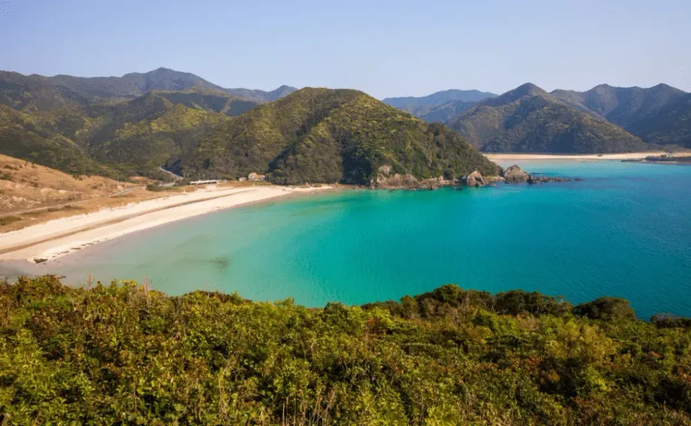 Takahama Beach in Fukue island, Gotō, Nagasaki, Japan